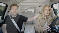 Adele treats US chat show host James Corden to an emotional Carpool Karaoke.            