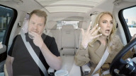 Adele treats US chat show host James Corden to an emotional Carpool Karaoke.            