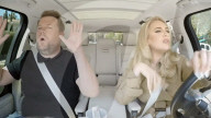 Adele treats US chat show host James Corden to an emotional Carpool Karaoke.            