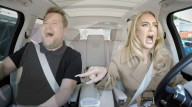 Adele treats US chat show host James Corden to an emotional Carpool Karaoke.            