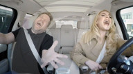 Adele treats US chat show host James Corden to an emotional Carpool Karaoke.            