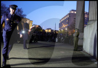 Prince of Wales attends Anzac Day Dawn Service, London, UK.