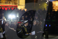 Prince of Wales attends Anzac Day Dawn Service, London, UK.