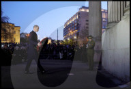 Prince of Wales attends Anzac Day Dawn Service, London, UK.