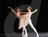 Dress rehearsal by Birmingham Royal Ballet - BRB2: Carlos Acosta’s Classical Selection at Royal & Derngate, Northampton, UK.