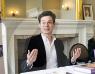 Eurovision Song Contest briefing and book launch of Wild Dances with author William Lee Adams at the Royal Overseas League, London, UK.