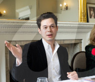 Eurovision Song Contest briefing and book launch of Wild Dances with author William Lee Adams at the Royal Overseas League, London, UK.