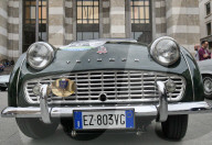 FEATURE -  Letzter Tag der 25. Ausgabe der 500 Miglia Touring mit Ankunft in Piazza Vittoria in Brescia