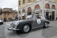 FEATURE -  Letzter Tag der 25. Ausgabe der 500 Miglia Touring mit Ankunft in Piazza Vittoria in Brescia
