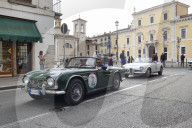 FEATURE -  Letzter Tag der 25. Ausgabe der 500 Miglia Touring mit Ankunft in Piazza Vittoria in Brescia