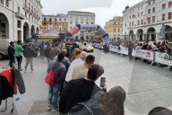 FEATURE -  Letzter Tag der 25. Ausgabe der 500 Miglia Touring mit Ankunft in Piazza Vittoria in Brescia