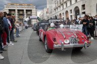FEATURE -  Letzter Tag der 25. Ausgabe der 500 Miglia Touring mit Ankunft in Piazza Vittoria in Brescia