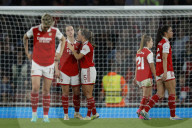 UEFA Champions League semi-final 2nd leg match between Arsenal Women and VfL Wolfsburg Ladies at the Emirates Stadium in London, UK.