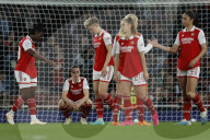 UEFA Champions League semi-final 2nd leg match between Arsenal Women and VfL Wolfsburg Ladies at the Emirates Stadium in London, UK.