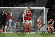UEFA Champions League semi-final 2nd leg match between Arsenal Women and VfL Wolfsburg Ladies at the Emirates Stadium in London, UK.