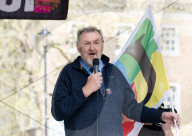NEU Teachers strike day and rally attended by thousands of teachers and students. 