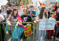 NEU Teachers strike day and rally attended by thousands of teachers and students. 