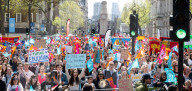 NEU Teachers strike day and rally attended by thousands of teachers and students. 