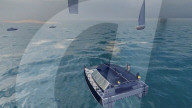 Self-sufficient yacht for an off-grid life at sea.           
