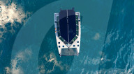 Self-sufficient yacht for an off-grid life at sea.           
