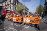 Just Stop Oil demo Parliament Square, London, UK.