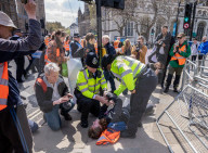 Just Stop Oil demo Parliament Square, London, UK.