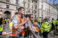 Just Stop Oil demo Parliament Square, London, UK.