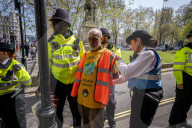 Just Stop Oil demo Parliament Square, London, UK.