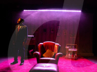Lenny Henry in August in England at The Bush Theatre, London, UK.