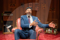 Lenny Henry in August in England at The Bush Theatre, London, UK.