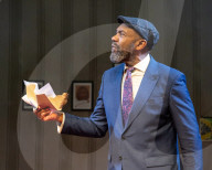 Lenny Henry in August in England at The Bush Theatre, London, UK.