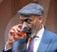 Lenny Henry in August in England at The Bush Theatre, London, UK.