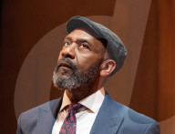 Lenny Henry in August in England at The Bush Theatre, London, UK.
