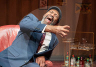 Lenny Henry in August in England at The Bush Theatre, London, UK.