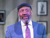 Lenny Henry in August in England at The Bush Theatre, London, UK.