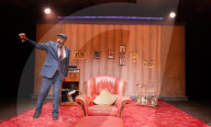 Lenny Henry in August in England at The Bush Theatre, London, UK.