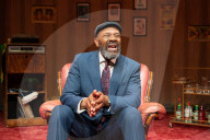 Lenny Henry in August in England at The Bush Theatre, London, UK.
