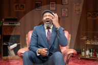 Lenny Henry in August in England at The Bush Theatre, London, UK.
