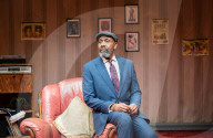 Lenny Henry in August in England at The Bush Theatre, London, UK.