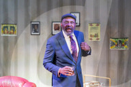 Lenny Henry in August in England at The Bush Theatre, London, UK.