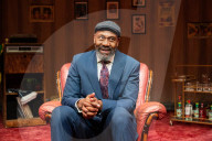 Lenny Henry in August in England at The Bush Theatre, London, UK.
