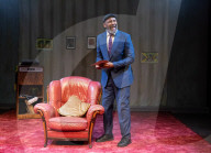 Lenny Henry in August in England at The Bush Theatre, London, UK.