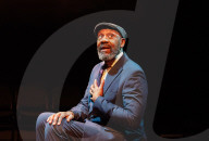 Lenny Henry in August in England at The Bush Theatre, London, UK.