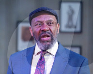 Lenny Henry in August in England at The Bush Theatre, London, UK.