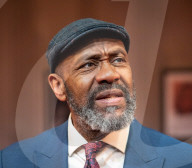 Lenny Henry in August in England at The Bush Theatre, London, UK.