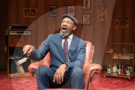 Lenny Henry in August in England at The Bush Theatre, London, UK.