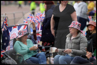 Royal fans on the Mall for the Coronation