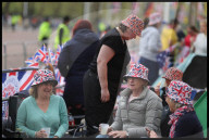 Royal fans on the Mall for the Coronation