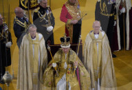 ROYALS - Kroenung von King Charles: King Charles erhält die St. Edward's Crown 