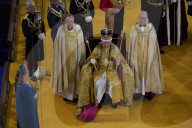 ROYALS - Kroenung von King Charles: King Charles erhält die St. Edward's Crown 